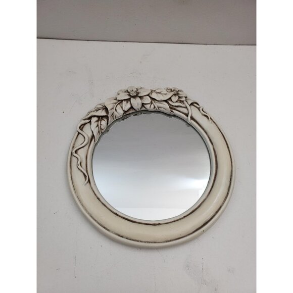 Carved wall mirror, Wall Mirror, Wall mirror small ,Wall mirror decor, Glass - Picture 2 of 10